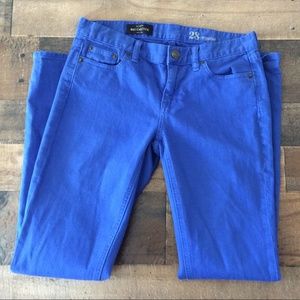 J Crew blue Matchstick straight leg jeans sz 28